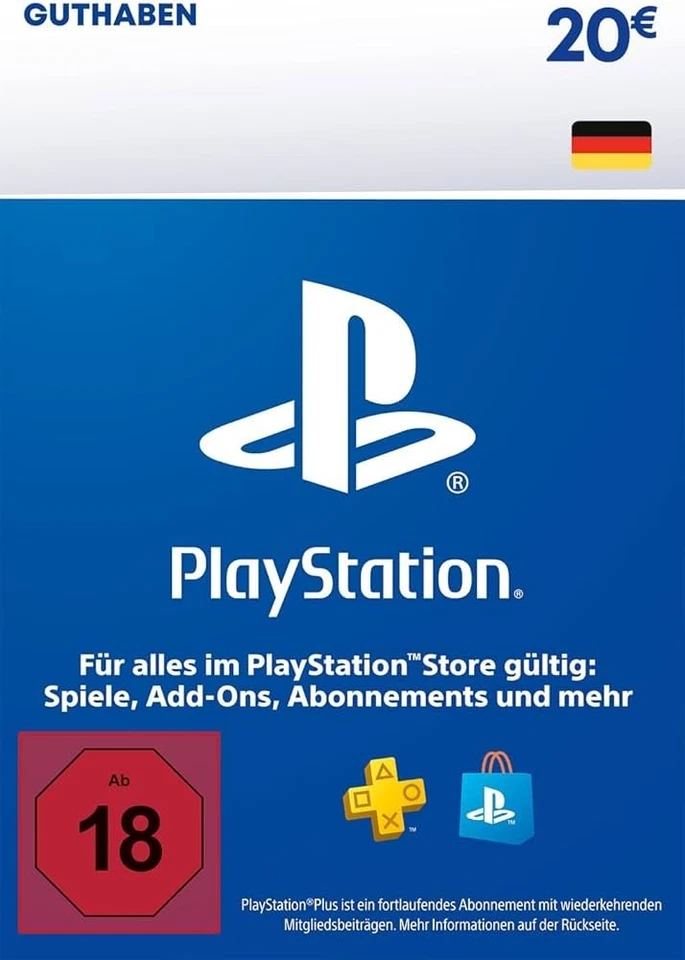 PSN 20 [DE] (KEY per Chat) (Abholung) 