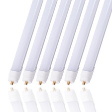 8ft 50w T8 Led Tube Light Single Pin 5000k Fa8 Base Milky Cover 8ft 50w T8 Led Tube Light Single Pin 5000k Fa8 Base Milky Cover