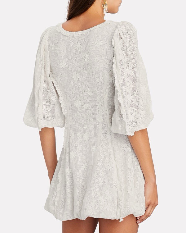 LOVESHACKFANCY Hampton Puff Sleeve Mini Dress - image 6