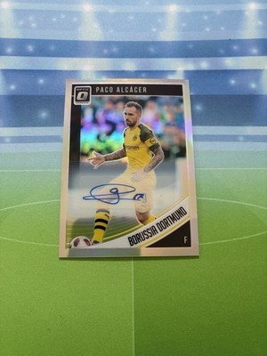 2018-19 Panini Donruss Auto Paco Alcacer Borussia Dortmund