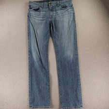Fidelity Jeans Mens 38x35 Blue Cotton Made in USA Whiskering