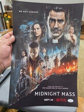 Mike Flanagan "midnight mass" AUTOGRAPH Signed 12x18 Photo COA JSA