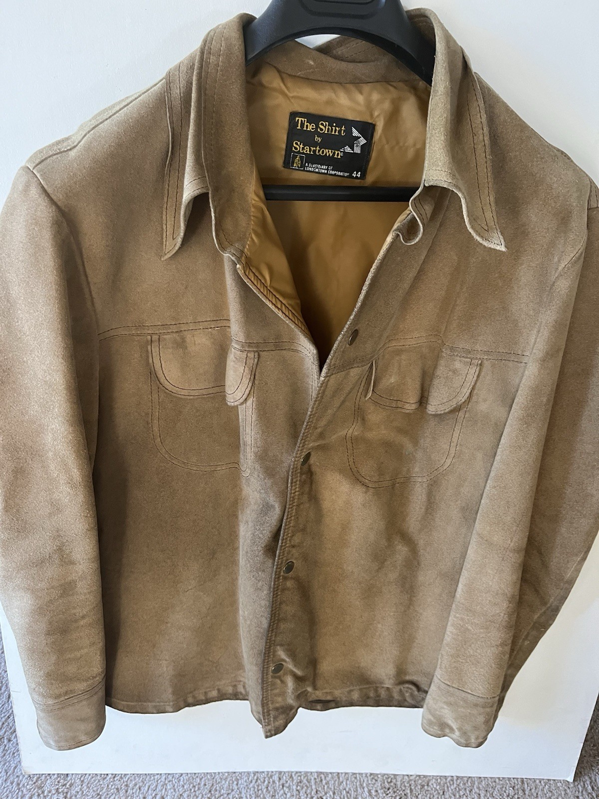 Vintage Men’s Size 44 Leather Western “The Shirt” Jacket By Startown