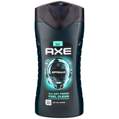 Żel pod prysznic Axe Apollo All Day Fresh Feel Clean 3in1 400 ml