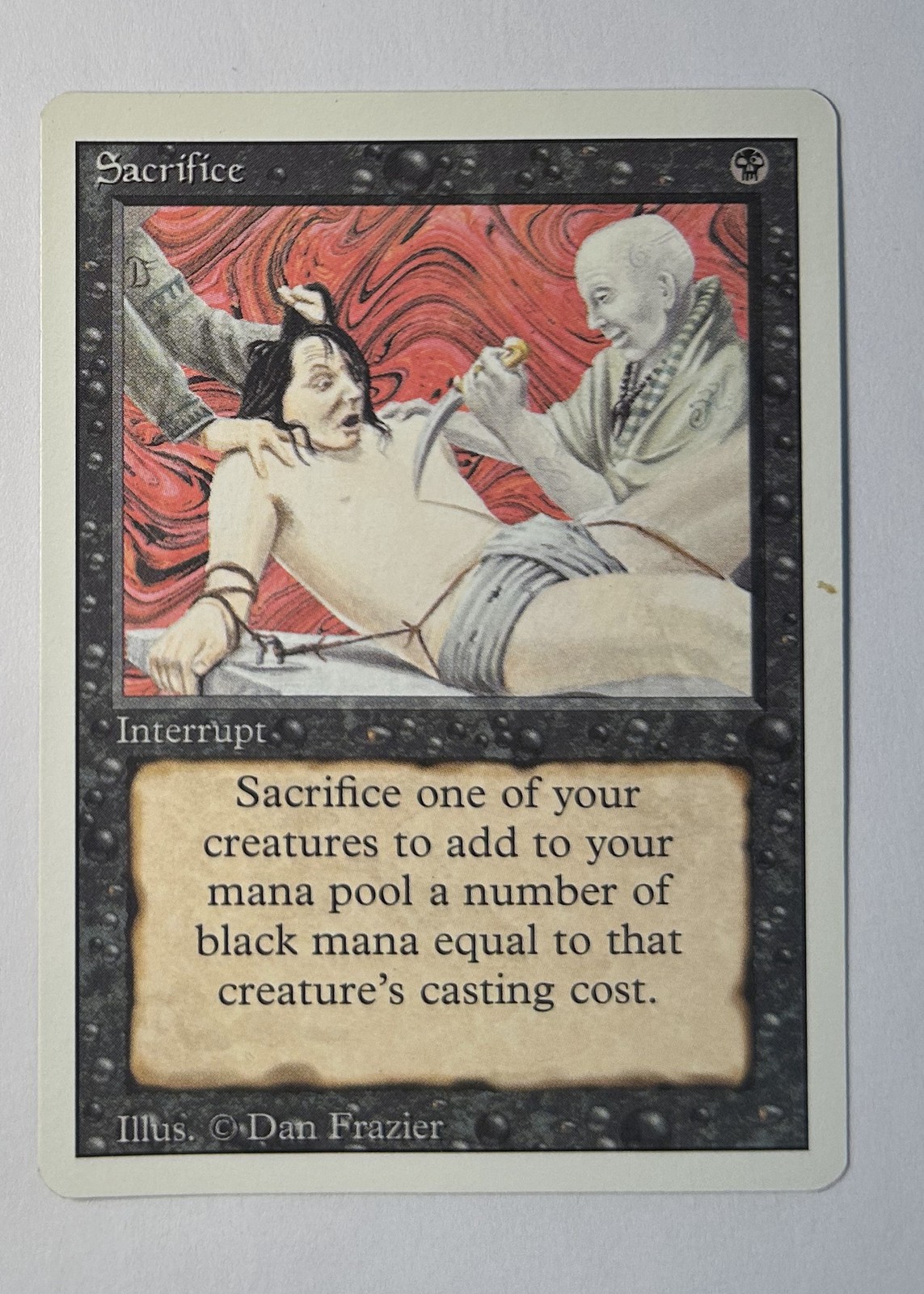 Sacrifice - Revised Edition (3rd Edition, 3ED) 1994 - MTG Uncommon LP Free Ship