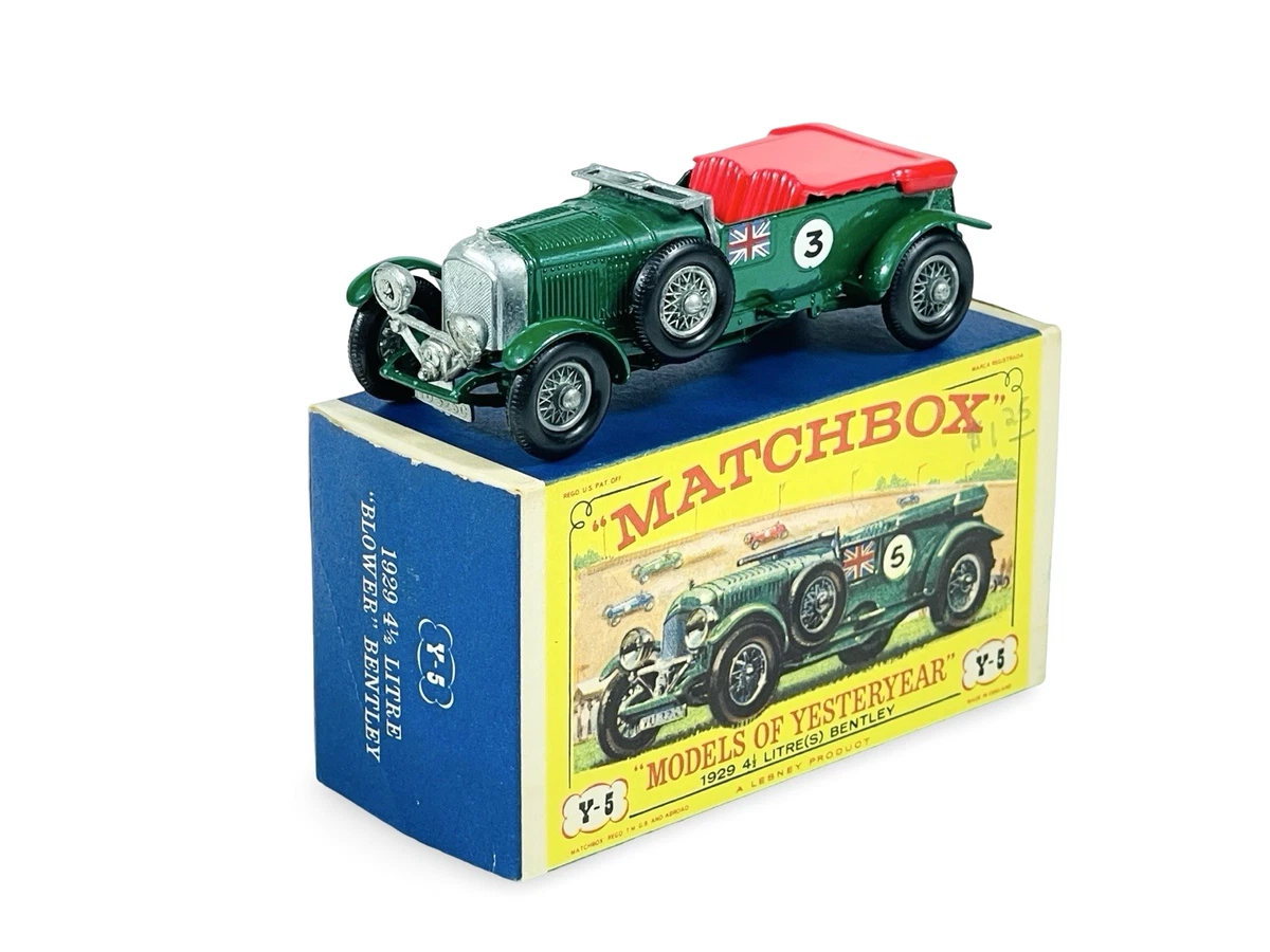 Matchbox Models of Yesteryear Bentley 1929 Year of Manufacture