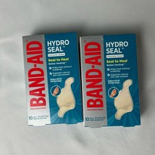 Band Aid HYDRO SEAL Hydrocolloid Bandage  0.78 x 2.3  10ct  2 boxes  SMALL