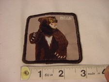 BEAR IRON ON SEW ON PATCH