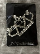 Silver Rhinestone Sparkling Crown Hair Clip For Children/Dogs. New