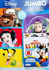 Disney Jumbo Coloring and Activity Book 2024 with 64 pages