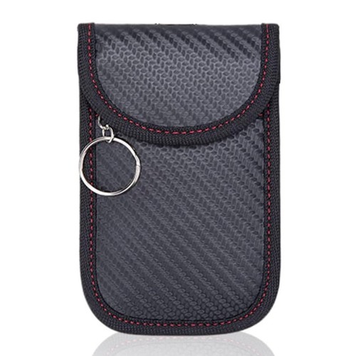 1x Car Key Signal Blocker Case Faraday Cage Fob Pouch Keyless RFID Blocking Bag - Afbeelding 4 van 10