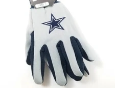 DALLAS COWBOYS Sport Utility GLOVES, Team Colors Stitched Logo Non-Slip Grip NWT