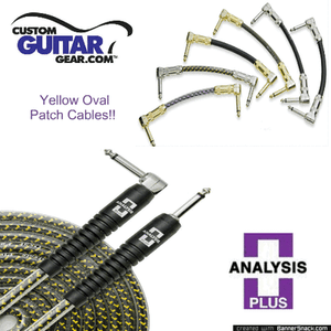 Analysis-Plus-1ft-Yellow-Oval-Guitar-Patch-Cable-with-Straight-Straight-Plugs