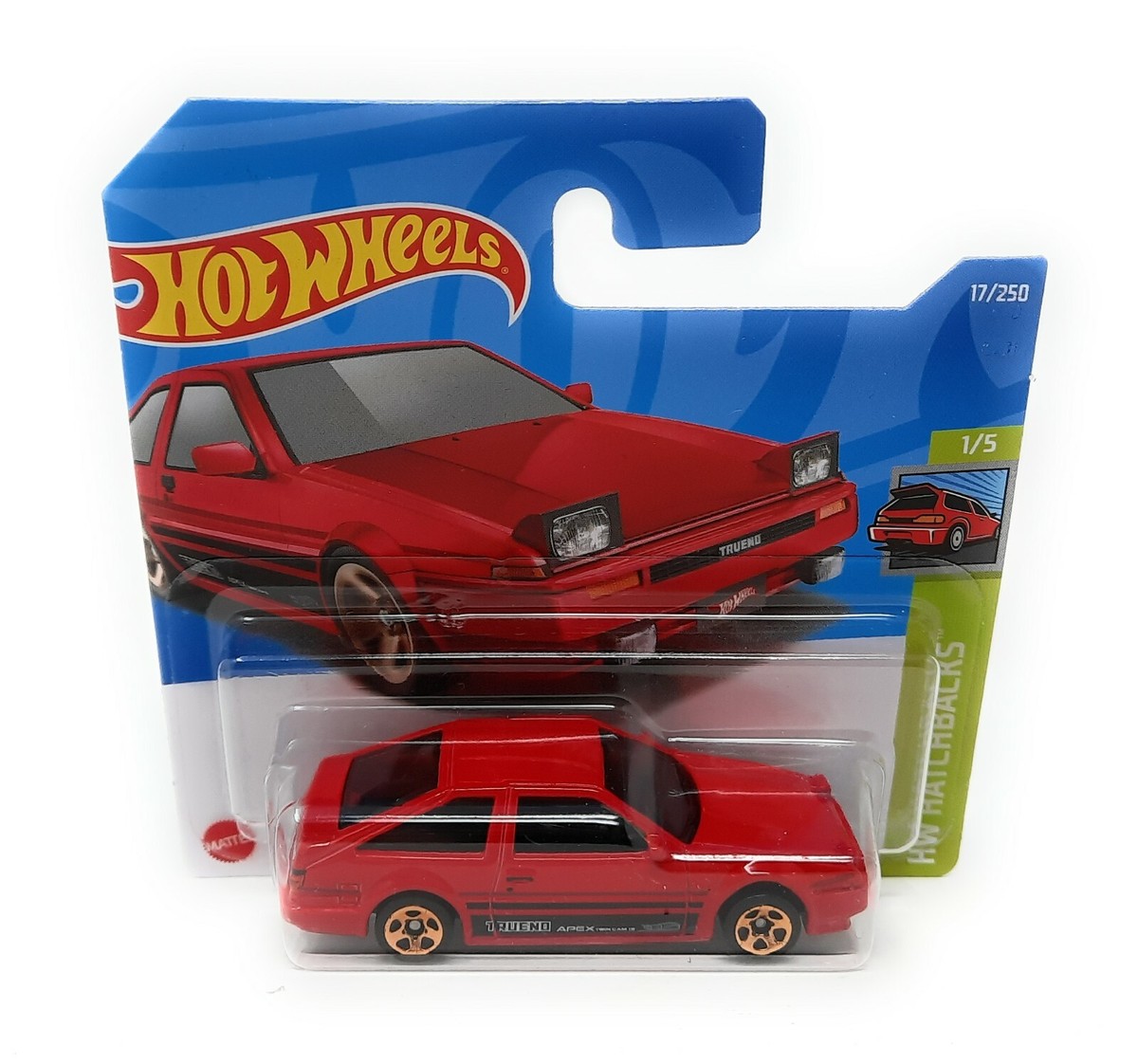 Hot Wheels 17/2022 Toyota AE86 Sprinter Trueno HW Hatchbacks short