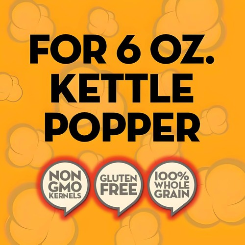 JOLLY TIME All in One Popcorn Kit, Portion Packets with 8 Ounce (Pack of 24) - Picture 3 of 6