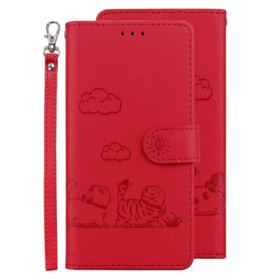 Magnetic Cat Tiger Wallet Phone Case for Xiaomi 17 POCO X5 X6 F5 M8 M7 X7 M4 F7