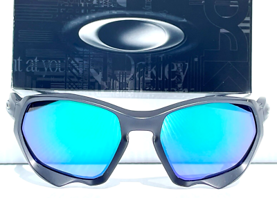 NEW Oakley PLAZMA Matte Black POLARIZED Galaxy Jade Green Lens