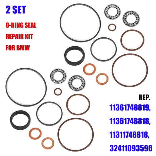 2 x Kit de reparación de junta tórica doble para BMW E46 M52tu M54 e39 e60 e65 Z34 X3 X5 - Imagen 1 de 10