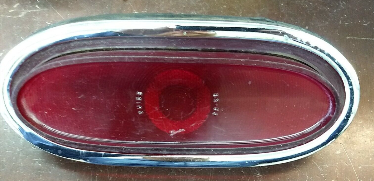 Guidex Rear Tail Light Lens For 1959 Pontiac OEM Guide R2-59 R259