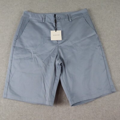 House of Him Shorts Mens 32 Essential Luxe Chino Resort Casual Stretch Gray NWT