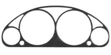 Jdm Carbon Fiber Gauge Instrument Cluster Bezel For 2001-2002 Honda Civic Tach