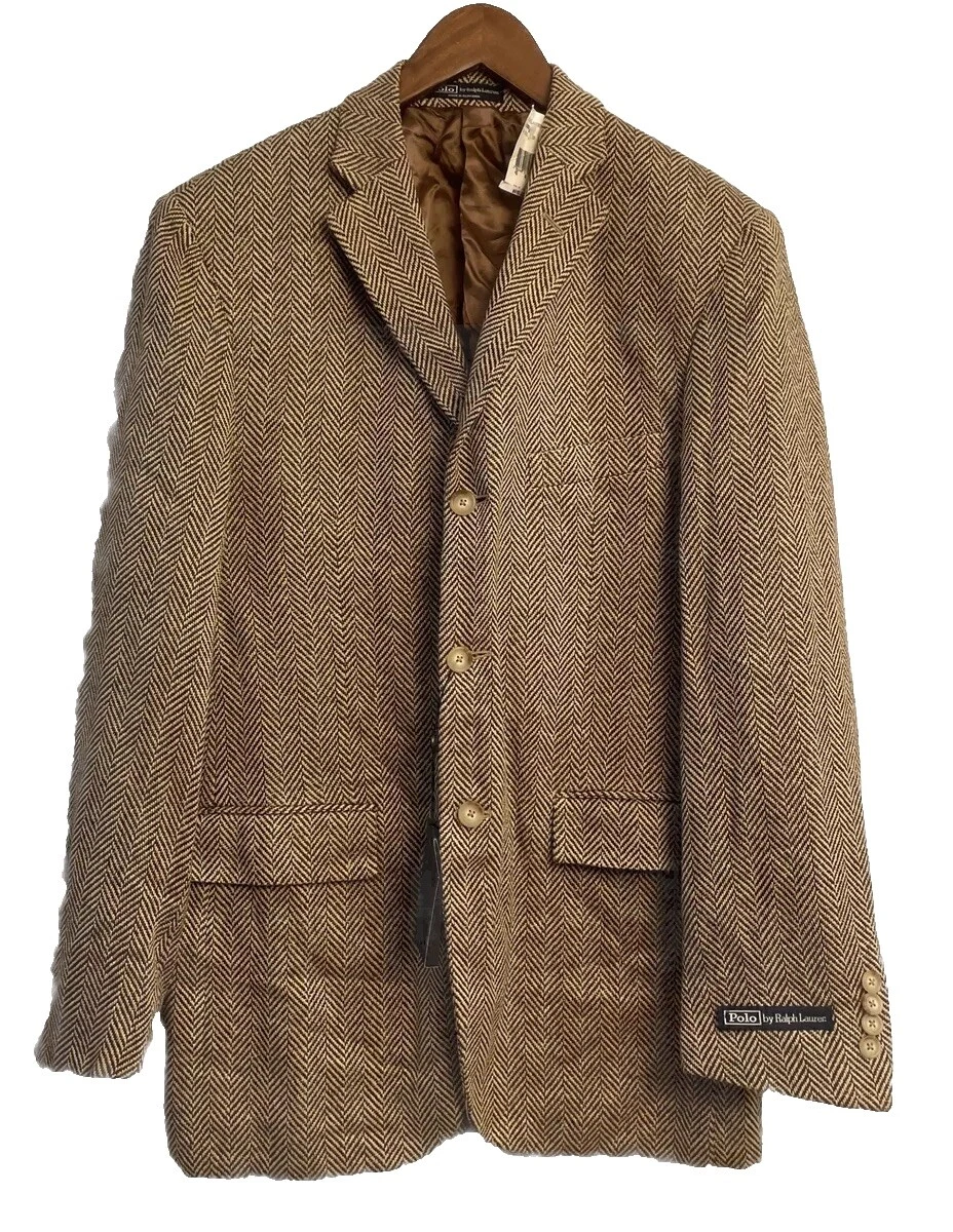 Мужское шелковое спортивное пальто Polo Ralph Lauren