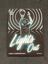 2022-23 Panini Donruss Optic Basketball Cade Cunningham Lights Out #11