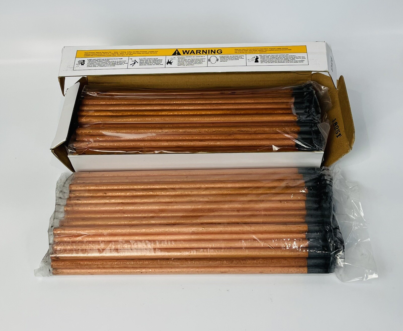 100 Rods Radnor 64002225 DC 3/8 " x 12" Copper Gouging/Cutting Rods Electrodes eBay