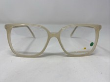 Liz Claiborne LC NO.38 KH 55-15-135 Khaki Plastic Full Rim Eyeglasses Frame 1419