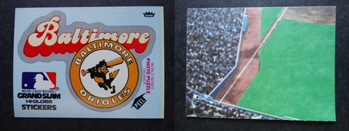 1979 Fleer Grand Slam Baseball Hi-Gloss Sticker Complete Your Set You U Pick - 第 9/160 張圖片