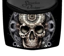 Flowers Floral Sugar Skull Car Truck Vinyl Decal Hood Wrap Graphic Abstract USA