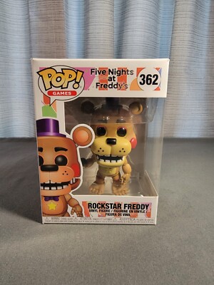 Funko Pop! Five Nights at Freddy's - Freddy Fazbear (Rockstar) #362 +Protector