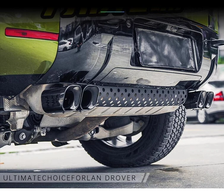 Tubo de escape doble garganta 3,0 L accesorios Fit Defender 110 90 130 2020-2026 Foto 4 de 4