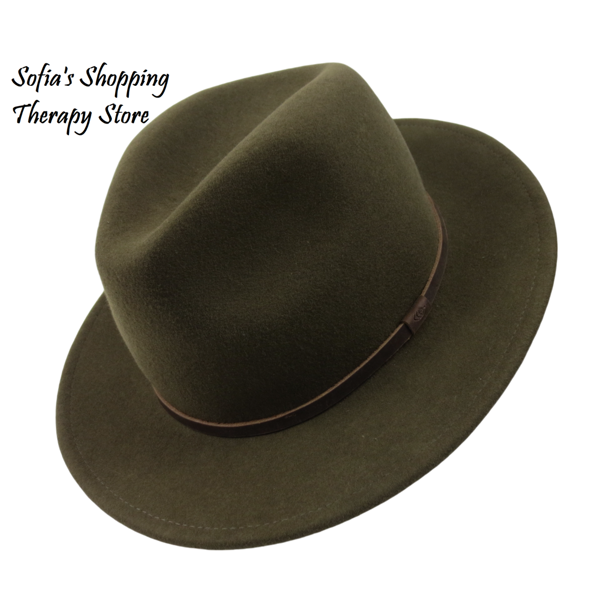 Will + Bear LARGE William Brown Crushable Travel Hat Semi  display picture 1