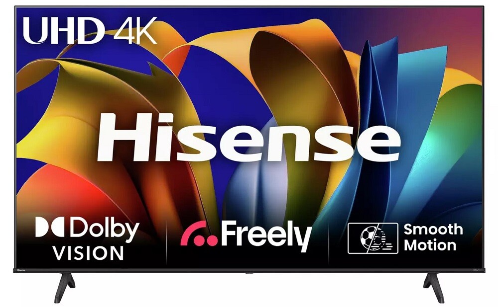 Hisense Smart TV 4K 43E6NTUK 43" Ultra HD HDR LED Freely TV...