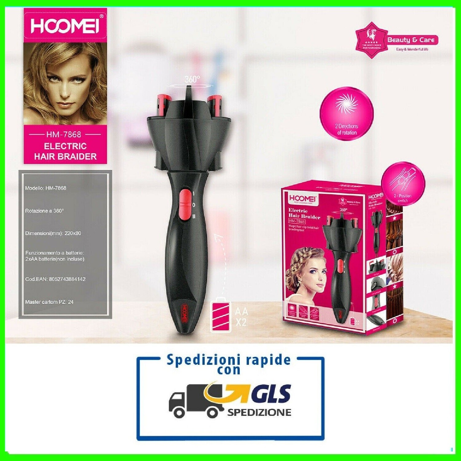 Offerta Piastra Intreccia Capelli Automatica - Prezzo Outlet Online