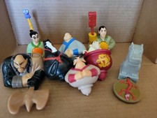 McDonald's 1999 Mulan Happy Meal Toys From Display Complete Set