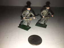 Vintage Cast Lead Civil War Confederate Soldiers