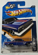 2012 Hot Wheels '62 CHEVY Muscle Mania GM 103/247 Blue Variant