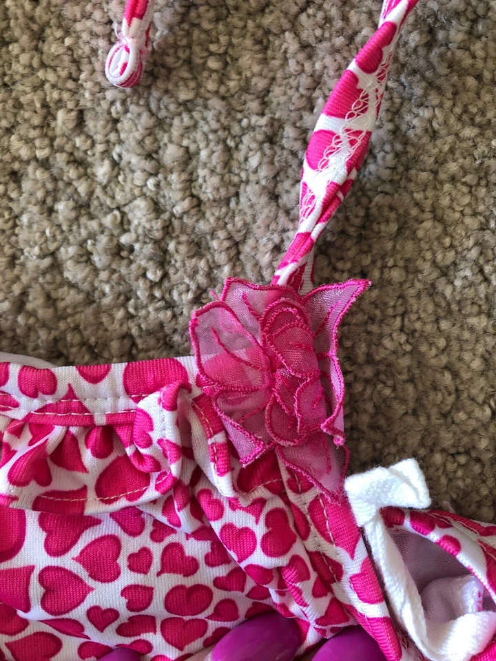 Penelope Mark Swimsuit One Piece Hearts And Love 24 Mos - Image 4 of 4