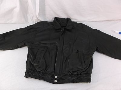 WILSONS THE LEATHER EXPERTS FULL ZIP BLACKMOTOR FASHION LEATHER