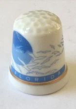 Florida Thimble Vintage Souvenir Collectible