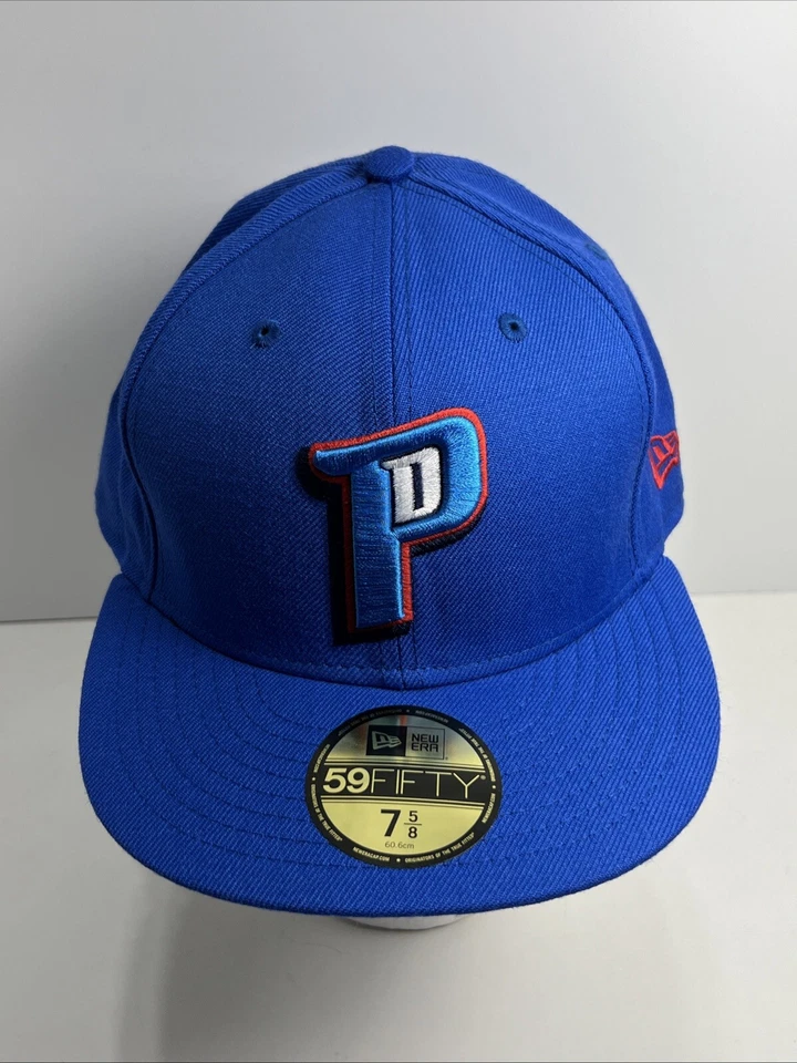 New Era 59FIFTY 7 5/8” Detroit Pistons Blue Flat Bill Hat, NEW! - Image 2 of 4