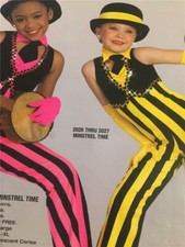 DANCE COSTUME JAZZ TAP SKATE PAGEANT PARADE MINSTREL TIME