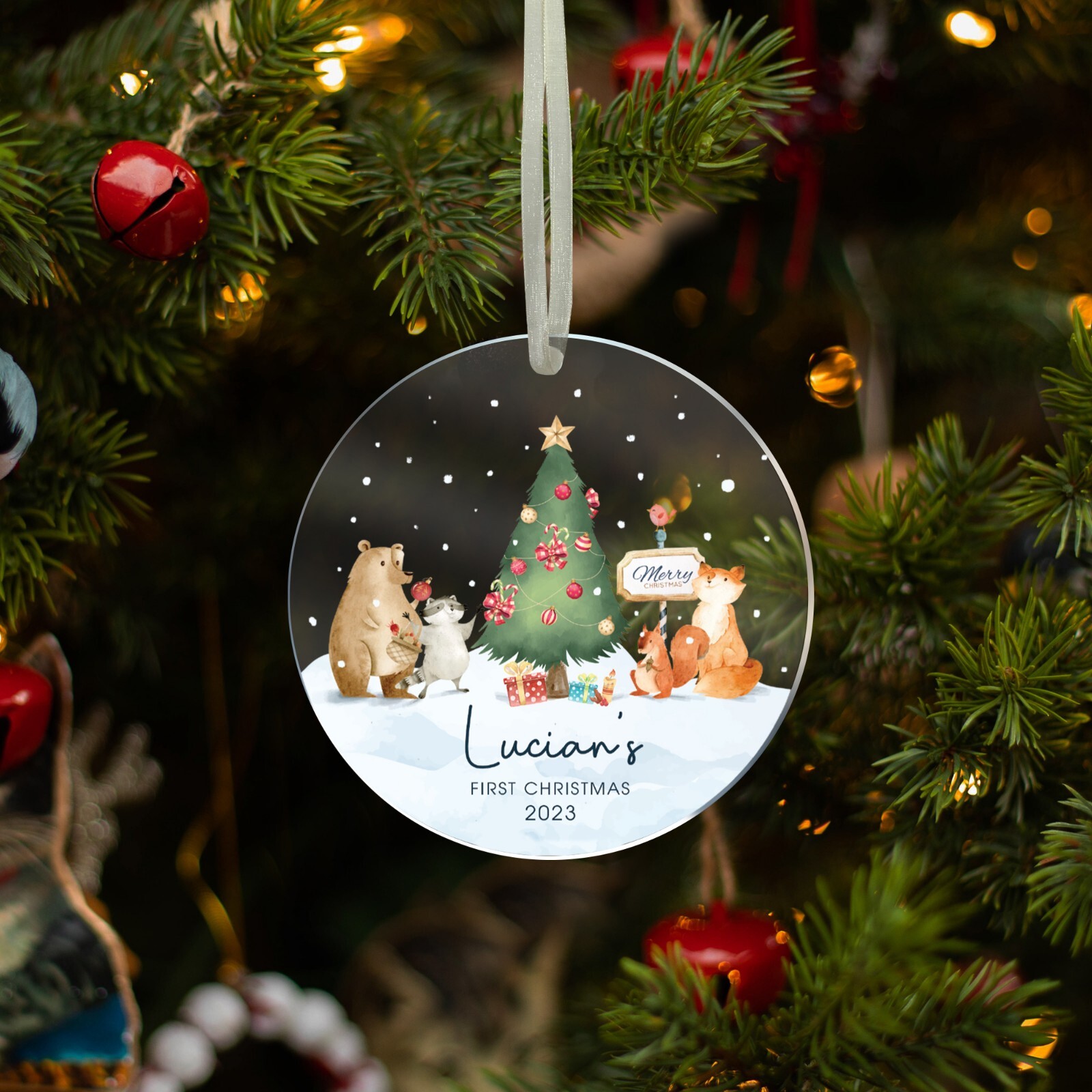 Baby's First Christmas ornament 2023 CustoBaby Keepsake Christmas tree ornament eBay