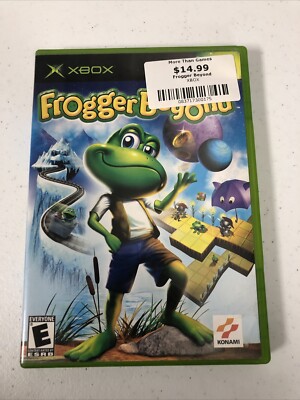 B6 Frogger Beyond (Microsoft Xbox, 2002) Complete w/ Manual CIB