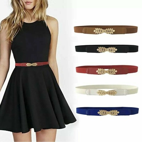 Ladies Womens Belt Stretch Elasticated 