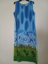 New Gear Plus Size XL Sleeveless Dress Womans  Multi-Color Floral