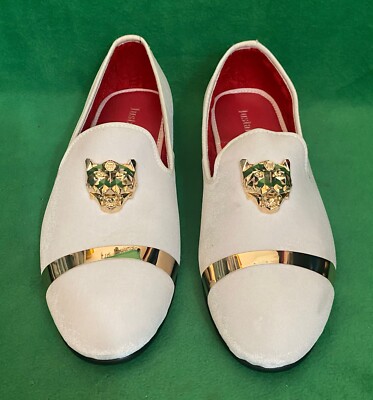 Justar Men's White Dress Shoes Size 48.