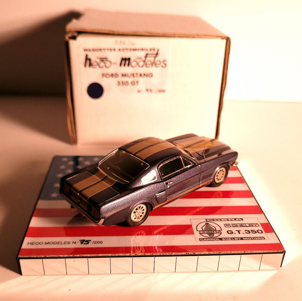 Heco Modeles 1966 Ford Shelby GT 350 Mustang, 1/43 Scale #75